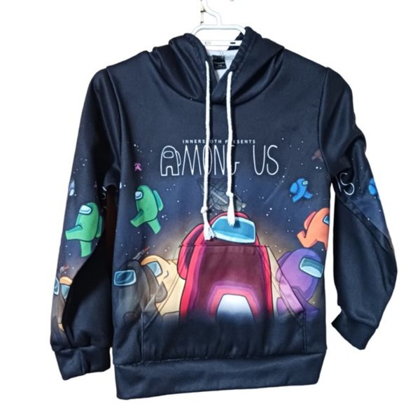 Kids Innersloths Among Us Hoodie   Size Small - Picture 3 of 10